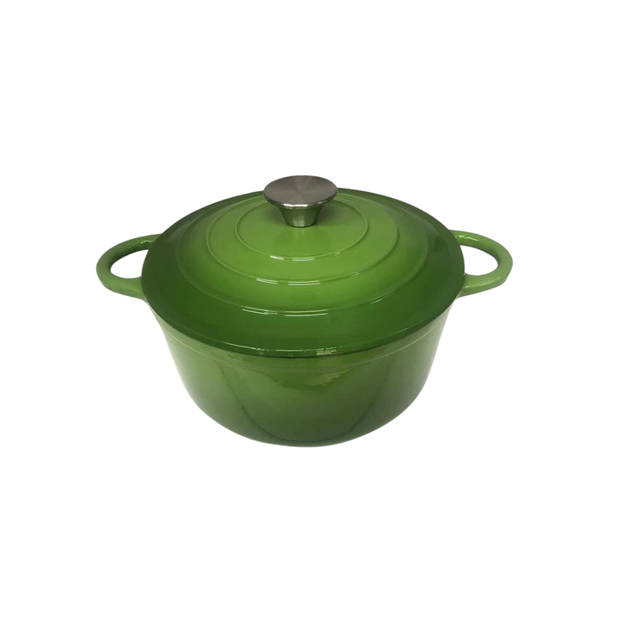 Relance Braadpan 28cm groen met deksel