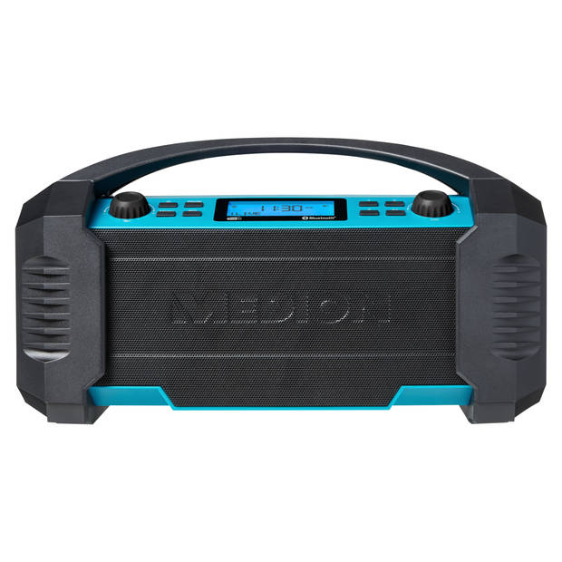 LIFE® E66050 DAB+/Bluetooth® bouwplaatsradio ideaal voor bouwplaatsen tuin of camping