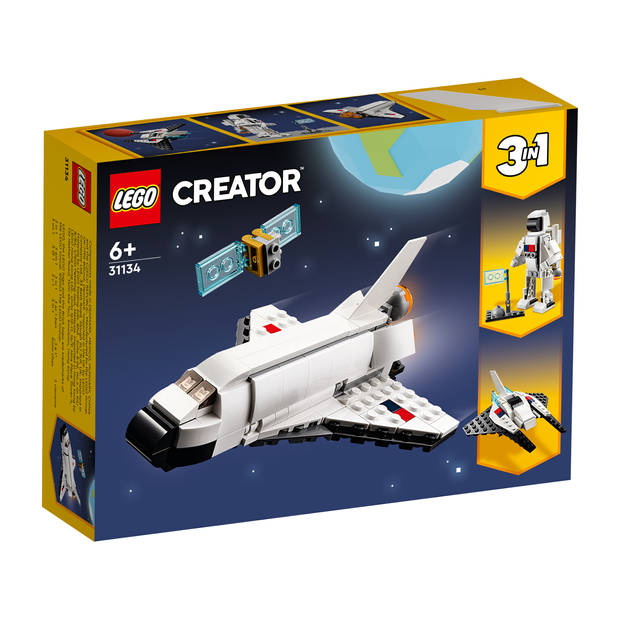 LEGO Creator 3-in-1 31134 Creator 3in1 Space Shuttle Ruimteschip Set