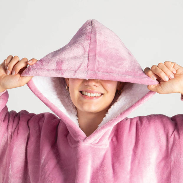 Hoodie Deken - Roze