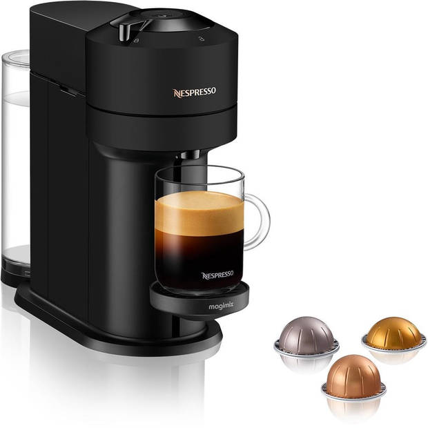 Magimix - Nespresso - Vertuo Next - Mat zwart - Melkopschuimer