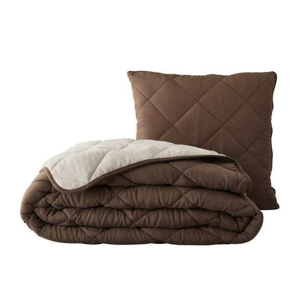 Zydante Swisstech® - Magic Pillow - Beige/Bruin - 240x260 cm