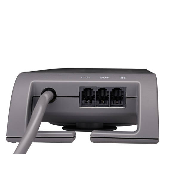 Philips 8-voudige Stekkerdoos - SPN5085B/19 - 230V - Type E - Netspanningsbeveiliging - Coax- en Telefoonaansluitingen