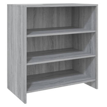 vidaXL Dressoir 70x40,5x75 cm spaanplaat grijs sonoma eikenkleurig