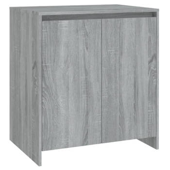 vidaXL Dressoir 70x41x75 cm bewerkt hout grijs sonoma eikenkleurig