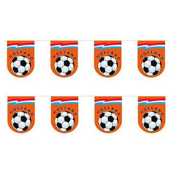 Oranje Vlaggenlijn 10 meter 'Holland' - Koningsdag - EK/WK Voetbal