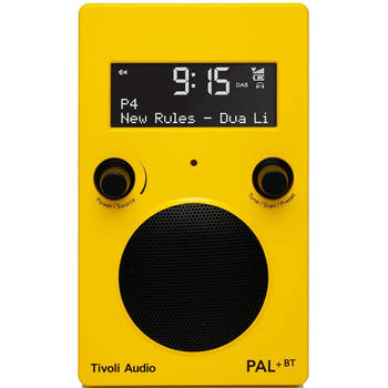Tivoli Gen 2 draagbare radio - PAL - BT - geel