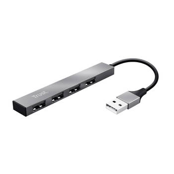 Trust Halyx Mini USB Hub 4 Poorten