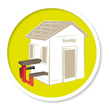 Smoby Picknicktafel - Alleen geschikt voor Smoby Speelhuis 81050, 810404, 810403, 310209 en 810200 - Speelhuisaccessoire