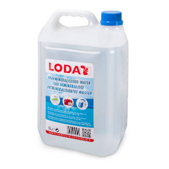 Loda - Demiwater - Gedemineraliseerd water - Osmosewater - Accuwater & Strijkwater - Can 5L