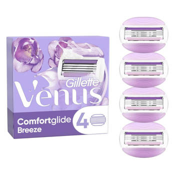 Gillette Venus Comfortglide Breeze Scheermesjes - Vrouwen - 4 Navulmesjes