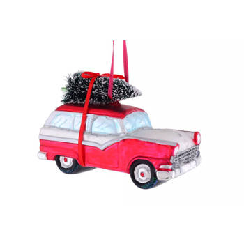 Sareva Kerstbal Auto met Kerstboom