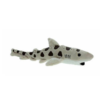 Knuffeldier Leopard Haai van 30 cm - Knuffel zeedieren
