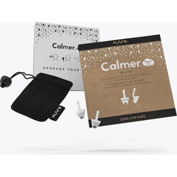 CALMER® NIGHT mini Wit slaap oordop audiobeleving verbeteren en stressniveau verlagen Flare Audio