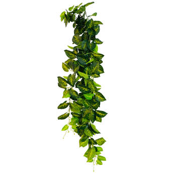 HEM Drankenklimop (Syngonium) Kunstplant Volle Hangplant - Kunstplant 100 cm - Levensechte Kunstplant