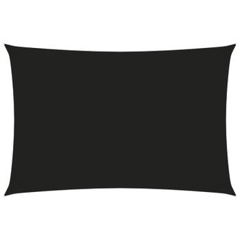 vidaXL Zonnescherm rechthoekig 2x4 m oxford stof zwart