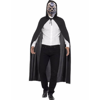 Zombie dokter verkleedkleding cape met masker - Carnavalskostuums