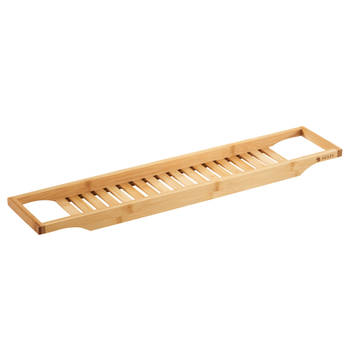 ACAZA Badplank, Bamboe Bad Brug, Plank voor in Bad, 74 cm, Bamboe Hout