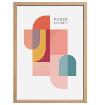 Acaza Fotokader - Fotolijst - 50x70 cm - MDF hout - Lichte Eik