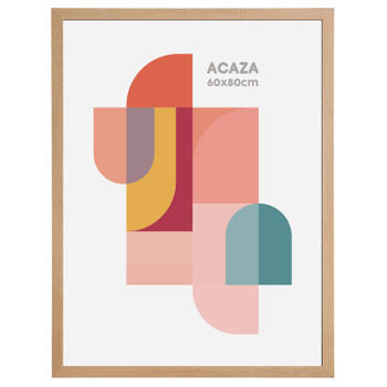Acaza Fotokader - Fotolijst - 60x80 cm - MDF hout - Lichte Eik kleur