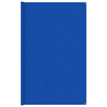 vidaXL Tenttapijt 300x500 cm HDPE blauw