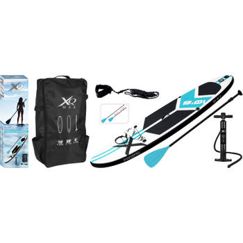 SUP board complete set - 320 cm tot 150 kg blauw