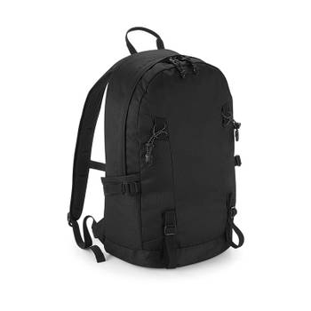 Zwarte rugtas voor wandelaars/backpackers 20 liter - Rugzak