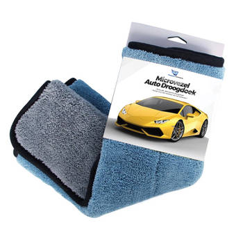 Droogdoek Auto - Badkamer - Drying Towel - Watermagneet - Microvezel - Doek - 45 x 38 cm - Blauw