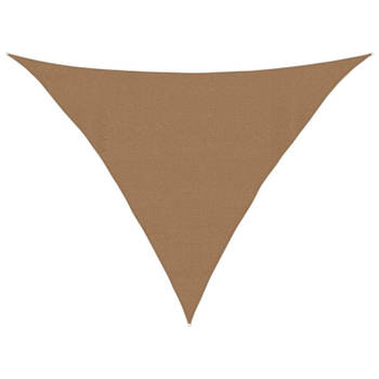 vidaXL Zonnezeil 160 g/m² 4x4x5,8 m HDPE taupe