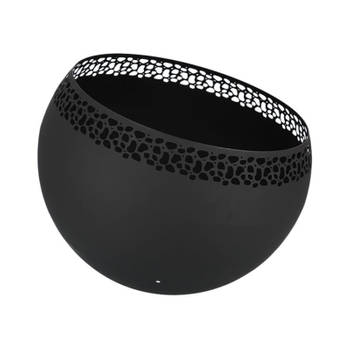 Blokker Esschert Design Vuurplaats bolvormig spikkels zwart aanbieding