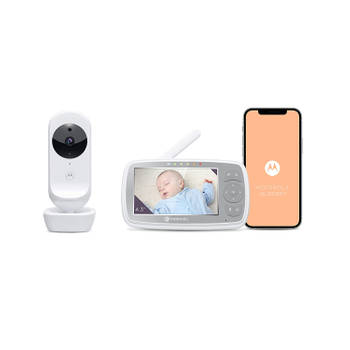 Blokker Motorola VM44 Connect - Wi-Fi Babyfoon met Camera en App - HD Videostreaming - Nachtzicht - Vele Functies aanbieding