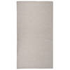 vidaXL Buitenkleed platgeweven 80x150 cm taupe