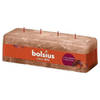 Bolsius caramel bruin rustiek 4 lonten kaars 80/250/90 (51 uur) Eco Shine Creamy Caramel