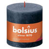 Bolsius Stompkaars Twilight Blue Ø100 mm - Hoogte 10 cm - Blauw/Grijs - 62 branduren