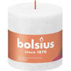 Bolsius Stompkaars Cloudy White Ø100 mm - Hoogte 10 cm - Wit - 62 branduren