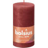 Bolsius Stompkaars Delicate Red Ø68 mm - Hoogte 13 cm - Rood - 60 branduren