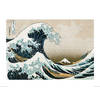 Kunstdruk Hokusai - Great Wave off Kanagawa 60x80cm