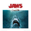 Kunstdruk Jaws One Sheet 40x40cm