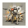 Kunstdruk Star Wars Rogue One Stormtroopers Profile 40x40cm