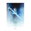 Kunstdruk Star Wars The Last Jedi Rey Lightsaber Guard 60x80cm