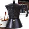 Edënbërg Stonetec Line - Percolator - Koffiemaker 6 kops - Espresso Maker 300 ML - Marmer Coating