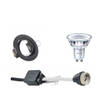 LED Spot Set - GU10 Fitting - Inbouw Rond - Mat Zwart - Kantelbaar Ø83mm - Philips - CorePro 840 36D - 5W - Natuurlijk