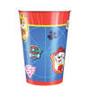 Paw Patrol thema feest drinkbekers - 8x stuks - 250 ml - karton - Kinderverjaardag/kinderfeestje - Feestbekertjes