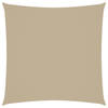 vidaXL Zonnescherm vierkant 3,6x3,6 m oxford stof beige