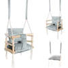 Baby Schommel Binnen Baby Swing Seat - Plafondhanger 3 in 1 - Grijs