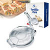 Tortilla Pers - Roti maker - Taco Press - Pan - Wrap - Incl. 20 Persvellen - Ø15.8 cm