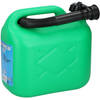 All Ride Jerrycan 5 Liter - Benzine en Water - UN-Gecertificeerd - Incl. Trechter/Benzineslang - Groen