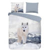 Pure Dekbedovertrek Micropercal White Fox - grijs 240x200/220cm