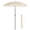 Stok Parasol, 160 cm Diameter, ronde / achthoekige tuinparasol van polyester, kantelbaar, met draagtas - Beige