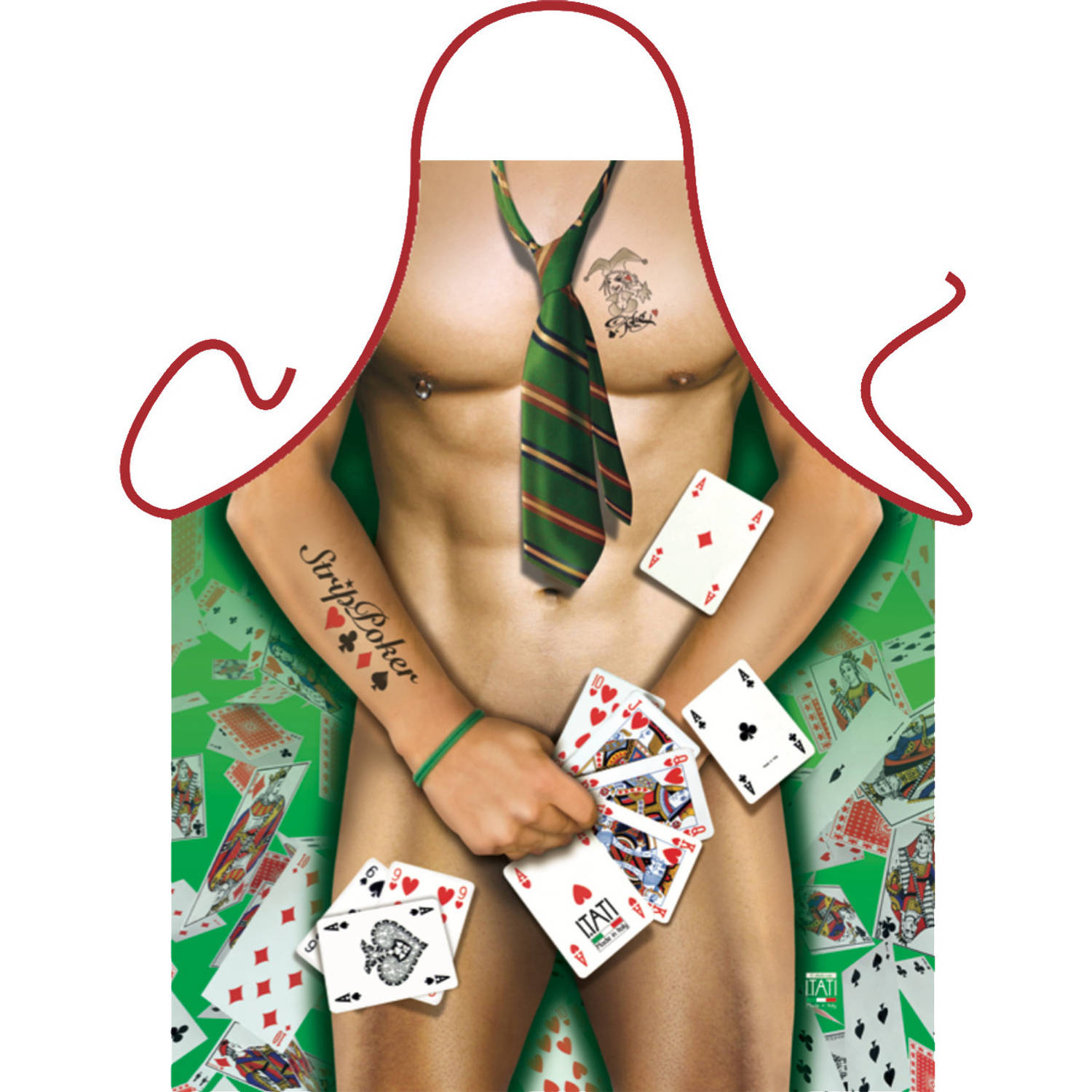 Sexy Kookschort Strip Poker Man Feestschorten